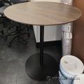 Steelcase Walnut 36" Round Bistro Table